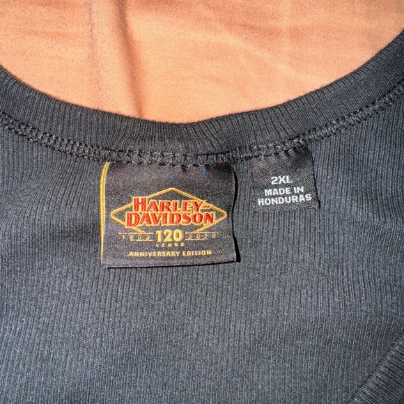 Brand new 120th Anniversary HD woman’s tank. 2x. - Picture 2 of 5